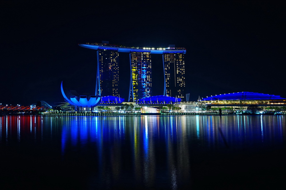 Нічний Сінгапур: Marina Bay Sands