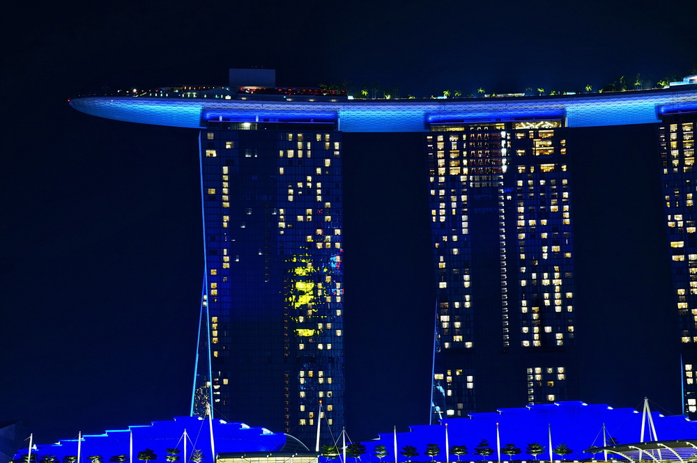 Нічний Сінгапур: Marina Bay Sands